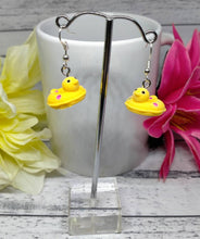Load image into Gallery viewer, Rubber Duckie Novelty Earrings
